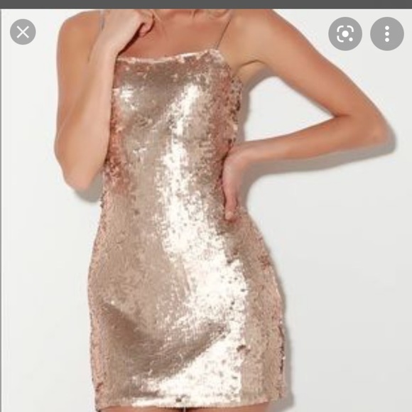 Lulu’s Sequin Dress - Picture 1 of 4